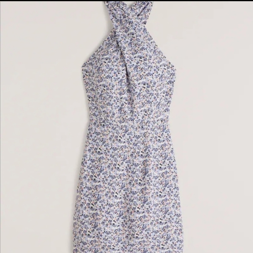 Abercrombie twist front mini dress